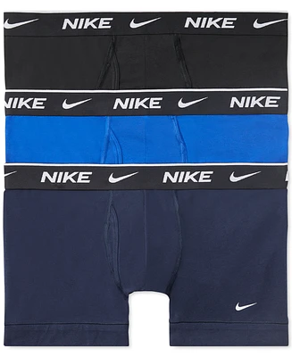 Nike Men's 3-Pack Dri-fit Essential Cotton Stretch Trunk