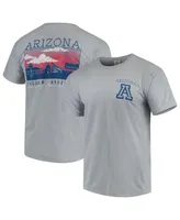 Men's Gray Arizona Wildcats Team Comfort Colors Campus Scenery T-shirt