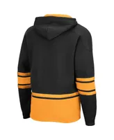 Men's Colosseum Black Tennessee Volunteers Lace Up 3.0 Pullover Hoodie