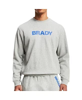 Men's Brady Gray Wordmark Pullover Sweatshirt