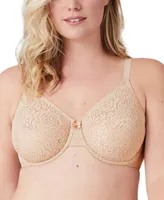 Wacoal Halo Lace Molded Underwire Bra 851205, Up To G Cup