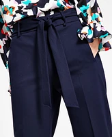 Bar Iii Women's Tie Front Capris Pants, Created for Macy's