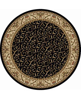 Closeout! Km Home Pesaro 5'3" x 5'3" Round Area Rug