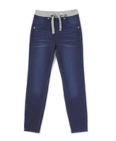 Hue Big Girls Sweatshirt Denim Leggings