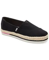 Toms Women's Alpargata Platform Espadrille Slip-Ons