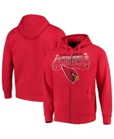 Men's G-iii Sports by Carl Banks Cardinal Arizona Cardinals Perfect Season Full-Zip Hoodie