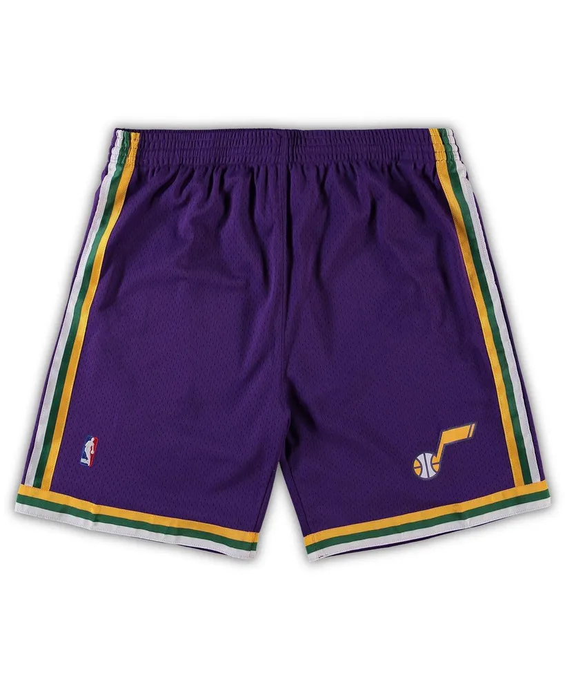 Men's Mitchell & Ness Purple Utah Jazz Big and Tall Hardwood Classics Team Swingman Shorts