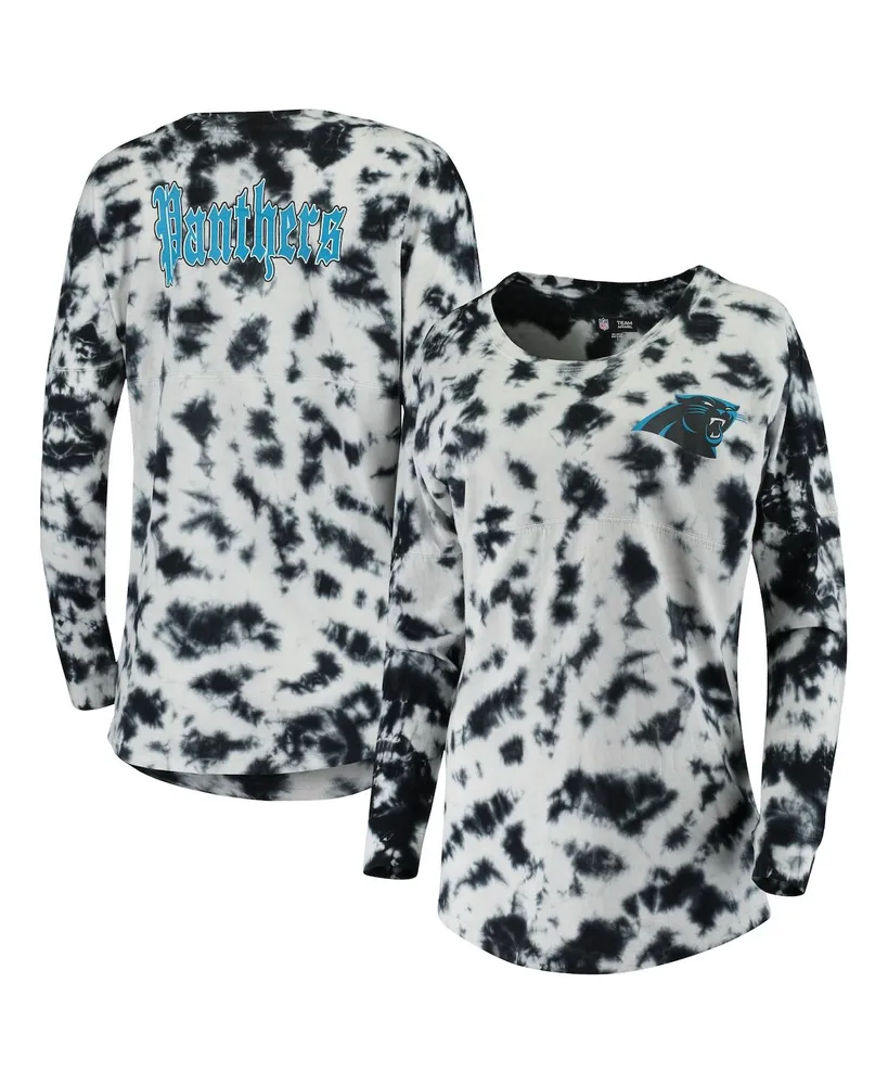 Women's New Era Black Colorado Rockies Tie-Dye Long Sleeve T-Shirt