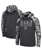 Men's Colosseum Charcoal San Jose State Spartans Oht Military-Inspired Appreciation Digital Camo Pullover Hoodie
