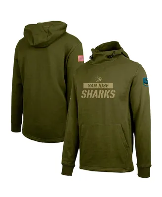 Men's Levelwear Green San Jose Sharks Delta Shift Pullover Hoodie