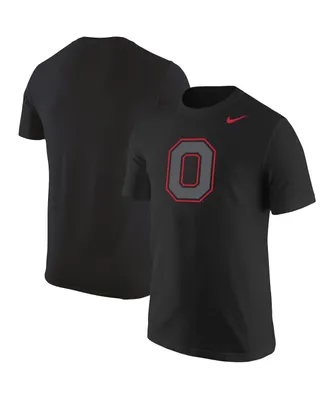 Men's Nike Black Ohio State Buckeyes Logo Color Pop T-shirt