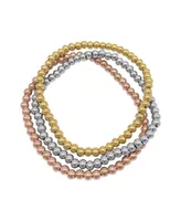 Adornia Trio Ball Bracelet