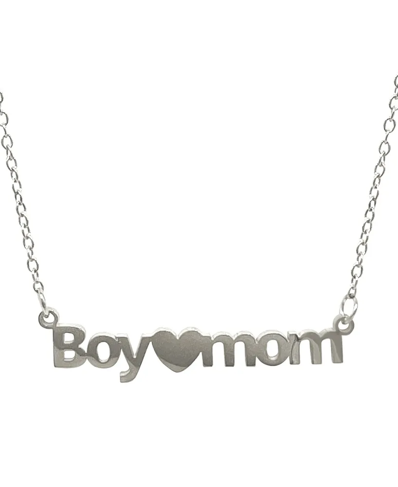 Adornia Boy Mom Heart Necklace