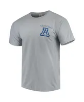 Men's Gray Arizona Wildcats Team Comfort Colors Campus Scenery T-shirt
