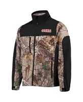 Men's Dunbrooke Realtree Camo and Black San Francisco 49ers Hunter Softshell Full-Zip Jacket