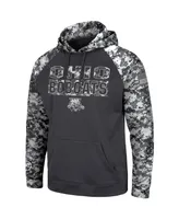 Men's Colosseum Charcoal Ohio Bobcats Oht Military-Inspired Appreciation Digital Camo Pullover Hoodie