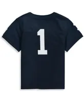 Toddler Nike #1 Navy Penn State Nittany Lions Team Replica Football Jersey