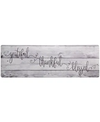 Global Rug Designs Cheerful Ways Grateful Thankful Modern Farmhouse Runner Area Rug