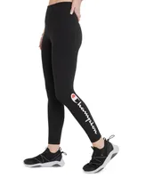 Champion Women's 7/8 Script Logo Authentic Leggings