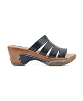 White Mountain Women's Valora Clog Slide Sandals
