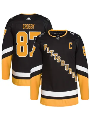 Men's adidas Sidney Crosby Black Pittsburgh Penguins Alternate Authentic Player Jersey