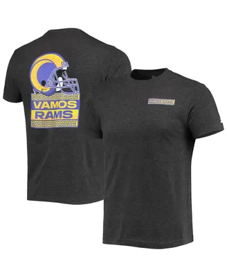 Men's Starter Black Los Angeles Rams Vamos Tri-Blend T-shirt