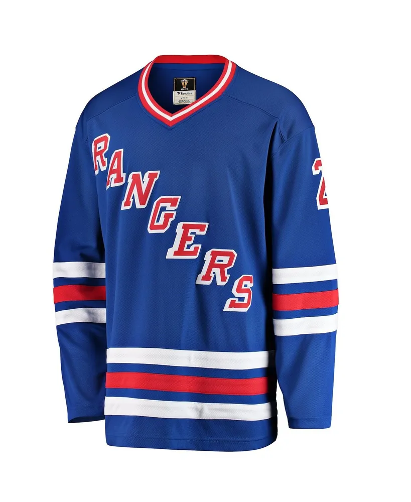 Men's Fanatics Brian Leetch Blue New York Rangers Premier Breakaway Retired Player Jersey