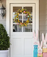 Glitzhome 22"D Easter Egg Wreath