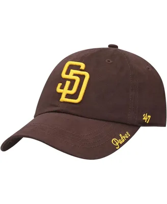 Women's '47 Brown San Diego Padres Team Miata Clean Up Adjustable Hat