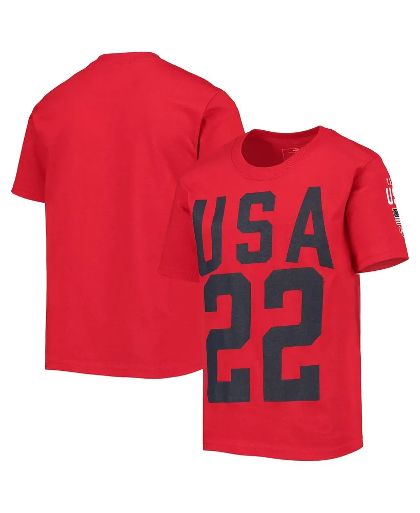 Big Boys Red Team Usa T-shirt