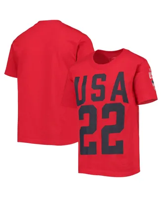 Big Boys Red Team Usa T-shirt