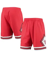 Men's Mitchell & Ness Red Chicago Bulls 1997 Hardwood Classics 75th Anniversary Swingman Shorts