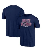 Men's Fanatics Navy Team Usa United We Stand Waved T-shirt