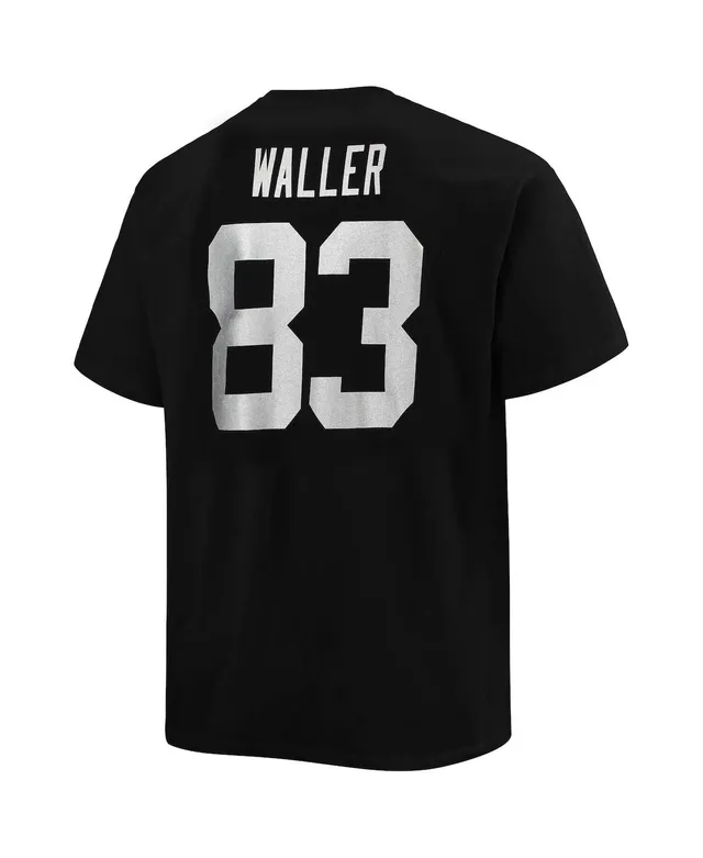 Men's Fanatics Branded Josh Jacobs Black Las Vegas Raiders Big & Tall  Sleeve Panel Player Name & Number T-Shirt