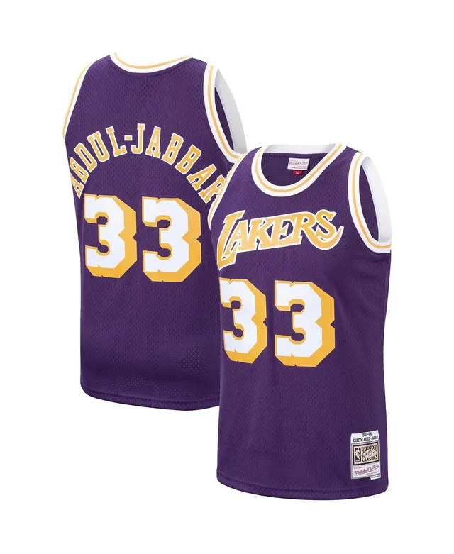 Men's Mitchell & Ness Kareem Abdul-Jabbar White UCLA Bruins 1968 Throwback  Jersey