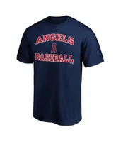 Men's Navy Los Angeles Angels Heart & Soul T-shirt