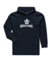 Men's Navy Toronto Maple Leafs Big and Tall Pullover Hoodie Joggers Sleep Set