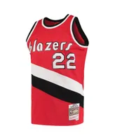 Men's Clyde Drexler Red Portland Trail Blazers Hardwood Classics 1983-84 Swingman Jersey