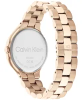 Calvin Klein Carnation Gold-Tone Bracelet Watch 38mm