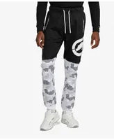 Ecko Men's Unltd. Half-Half Street Blend Fleece Jogger