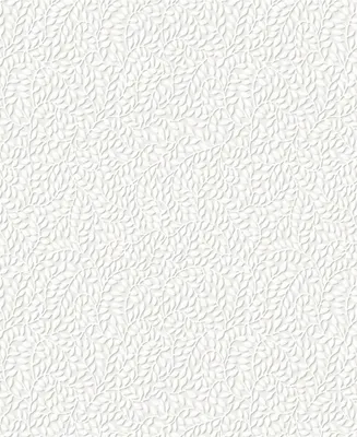 Laura Ashley Little Vines Paintable White Wallpaper