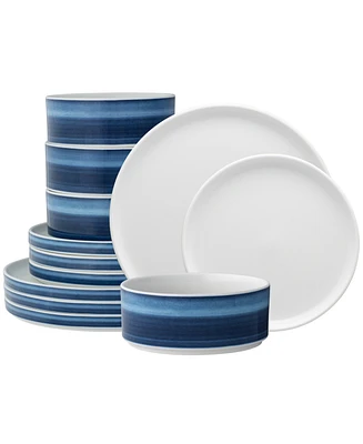 Noritake ColorStax Ombre Stax Set, 12 Pieces