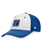 Men's Fanatics Royal, White New York Islanders Block Party Snapback Hat