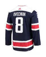 Men's adidas Alexander Ovechkin Navy Washington Capitals Alternate Captain Patch Authentic Pro Player Jersey