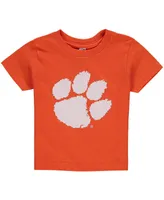 Toddler Unisex Orange Clemson Tigers Big Logo T-shirt