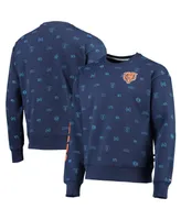Men's Tommy Hilfiger Navy Chicago Bears Reid Graphic Pullover Sweatshirt