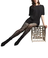 Natori Women's Feather Lace Net Tights