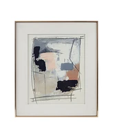 Madison Park Abstract Reveal Double Matted Framed Glass Wall Art