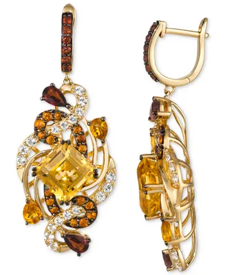Le Vian Crazy Collection Multi-Gemstone Cluster Drop Earrings (7-1/2 ct. t.w.) in 14k Gold