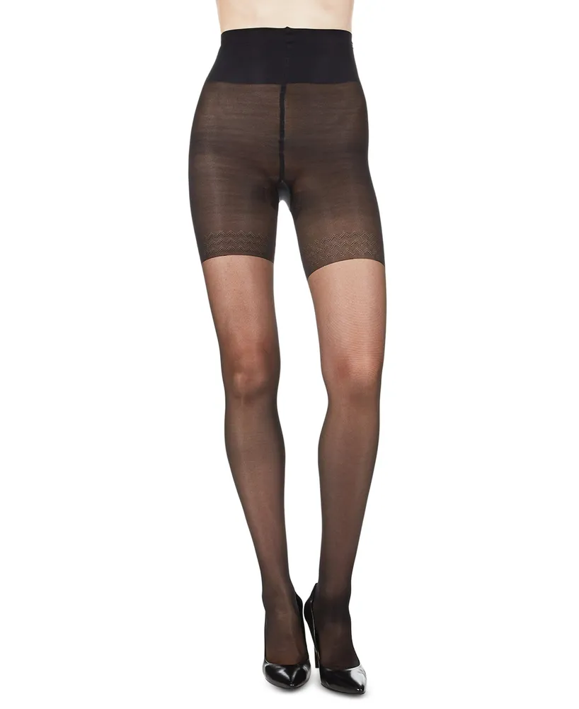 MeMoi Women's High Waisted Body Slimming Control Top Tights